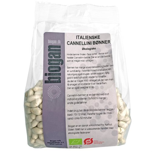 CANNELLINI bønner hvide Italienske  400g ØKO